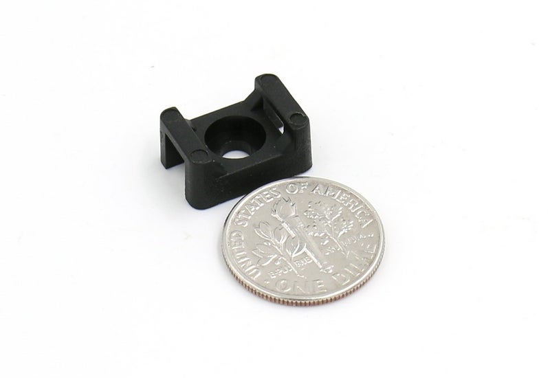 Iexcell 100 Pcs Black 4.5Mm Cable Tie Base Saddle Type Mount Wire Holder - Image 3